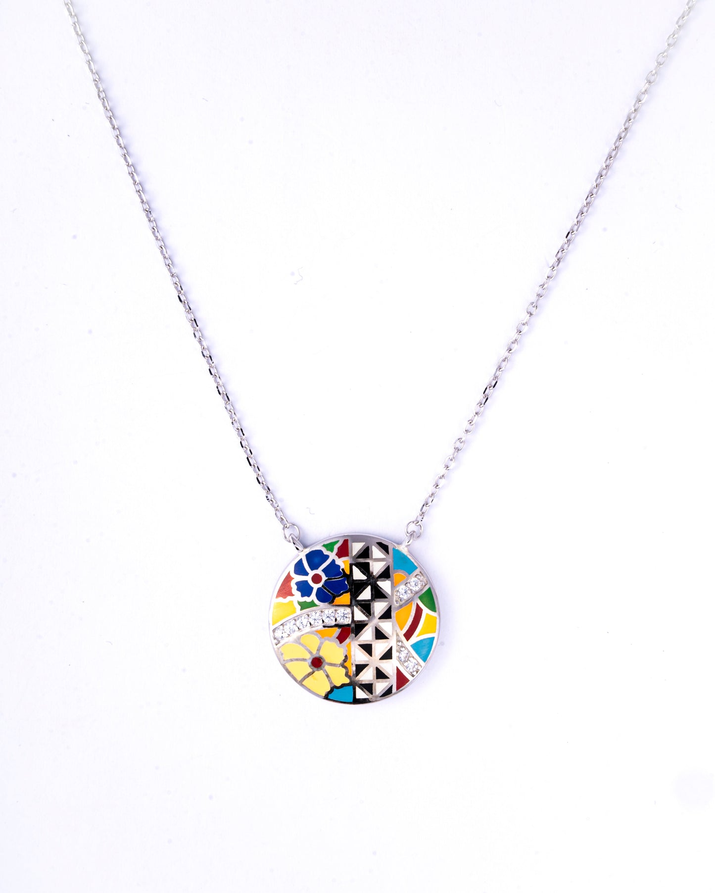 Storkstone-Necklace-Mosaic Medley
