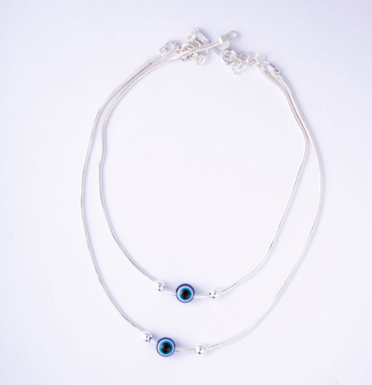 Storkstone-Anklet-Evil Eye Pair