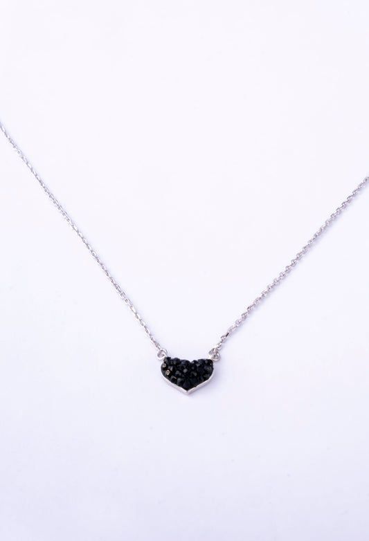 Storkstone-Necklace-Black Heart