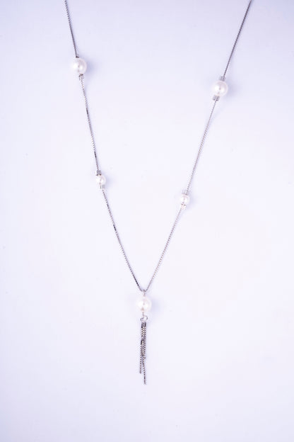 StorkStone-Necklace-Pearl Tassel