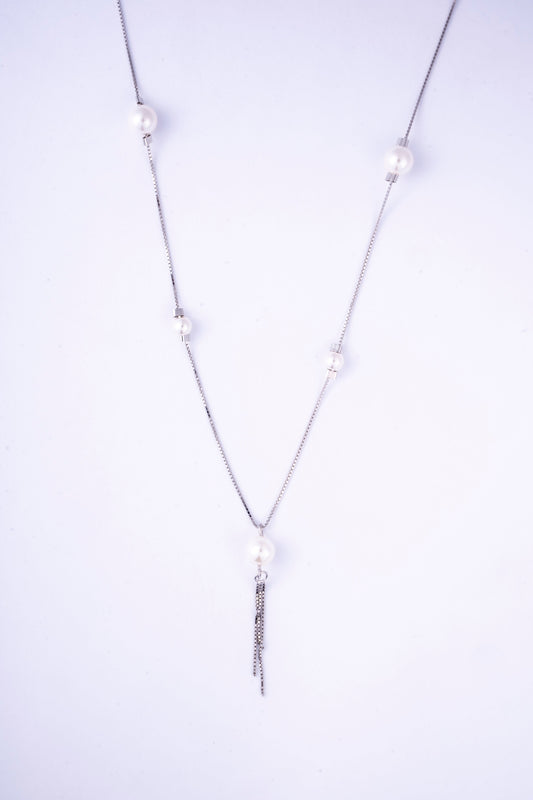 StorkStone-Necklace-Pearl Tassel