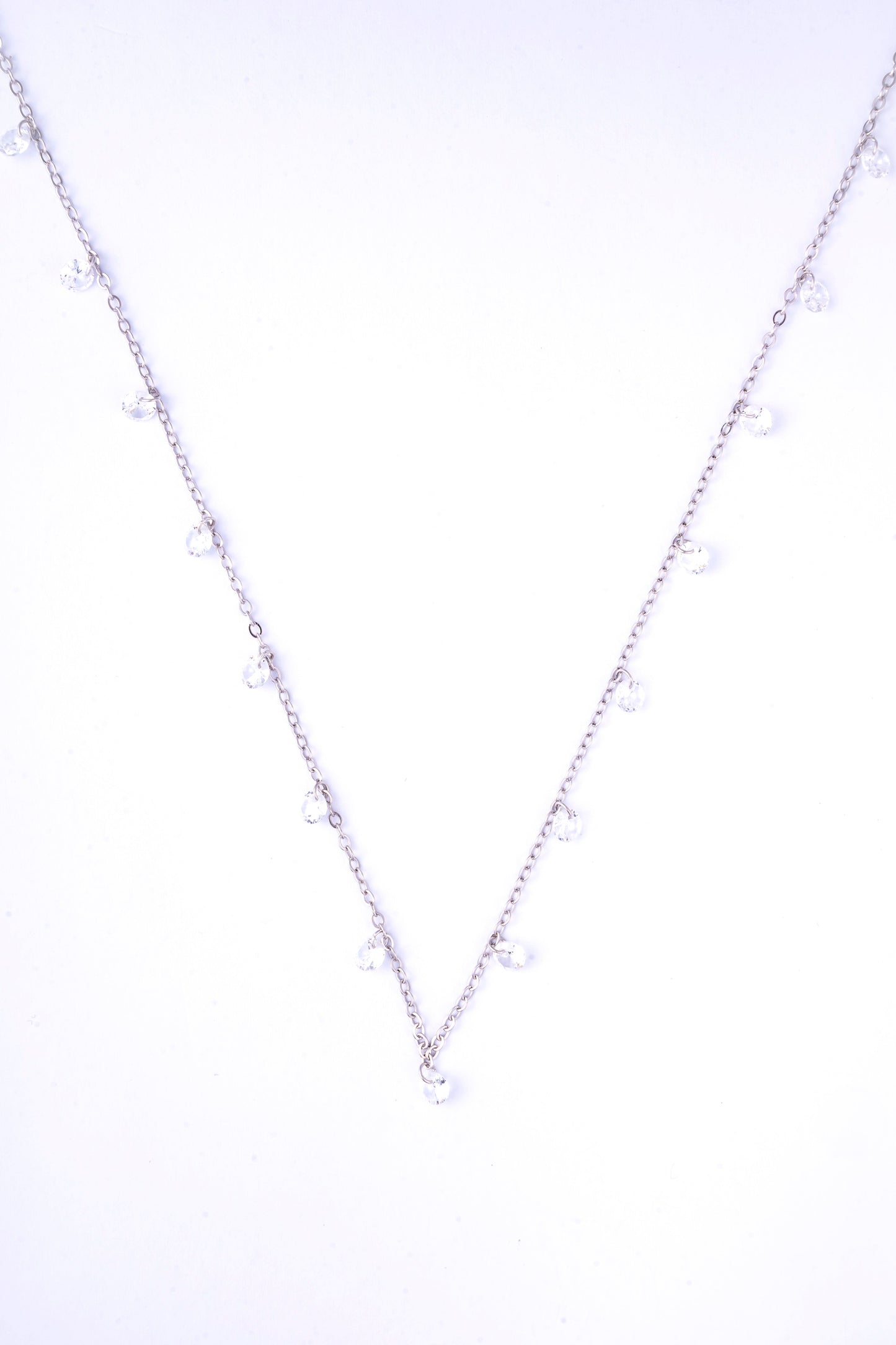 Storkstone-Necklace-Crystal Drop Chain
