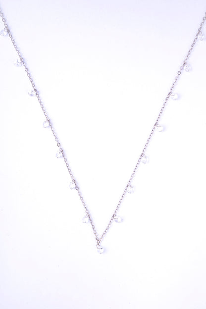 Storkstone-Necklace-Crystal Drop Chain