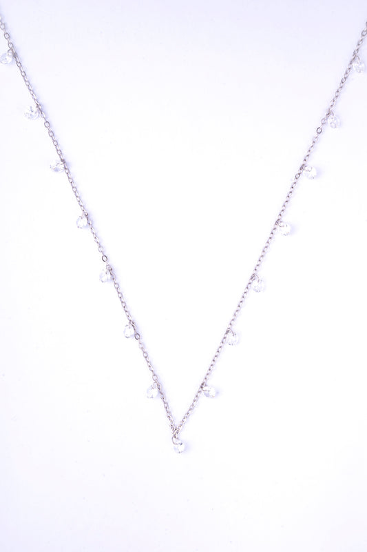 Storkstone-Necklace-Crystal Drop Chain