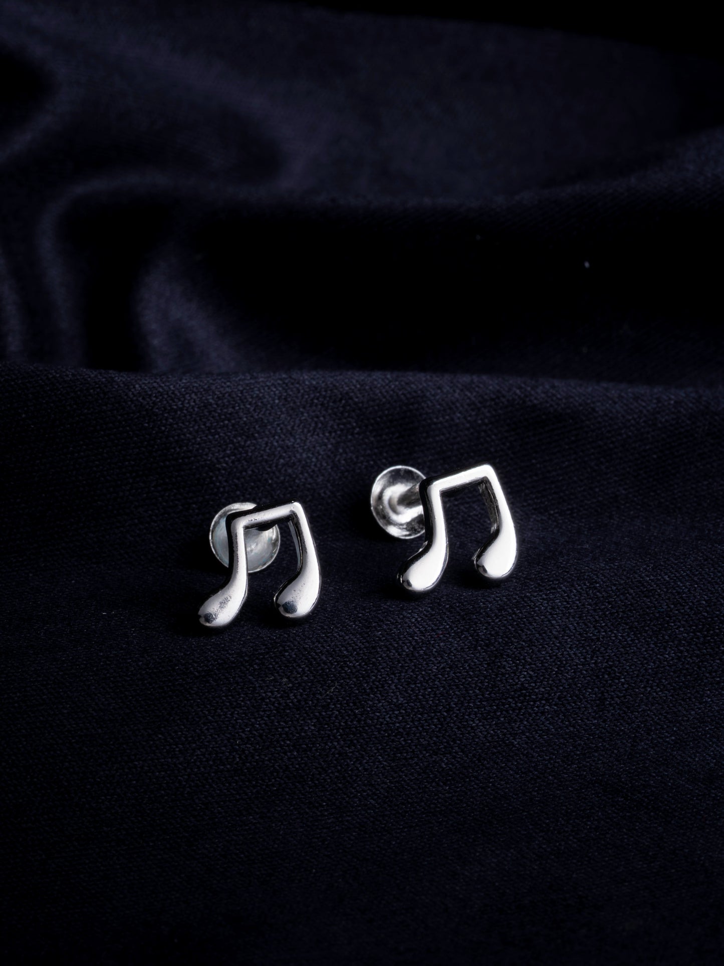 Storkstone-Ear-Music Note Stud