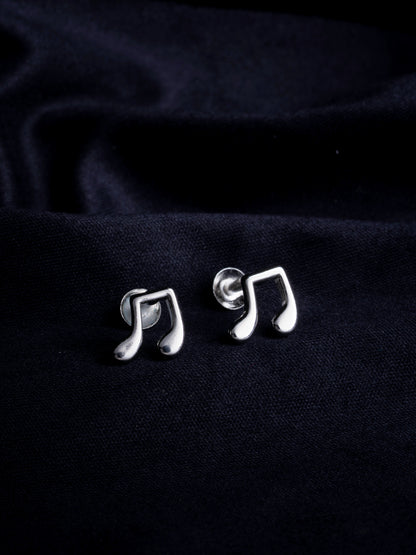 Storkstone-Ear-Music Note Stud