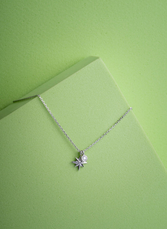 Storkstone-Neck-North Star Solitaire