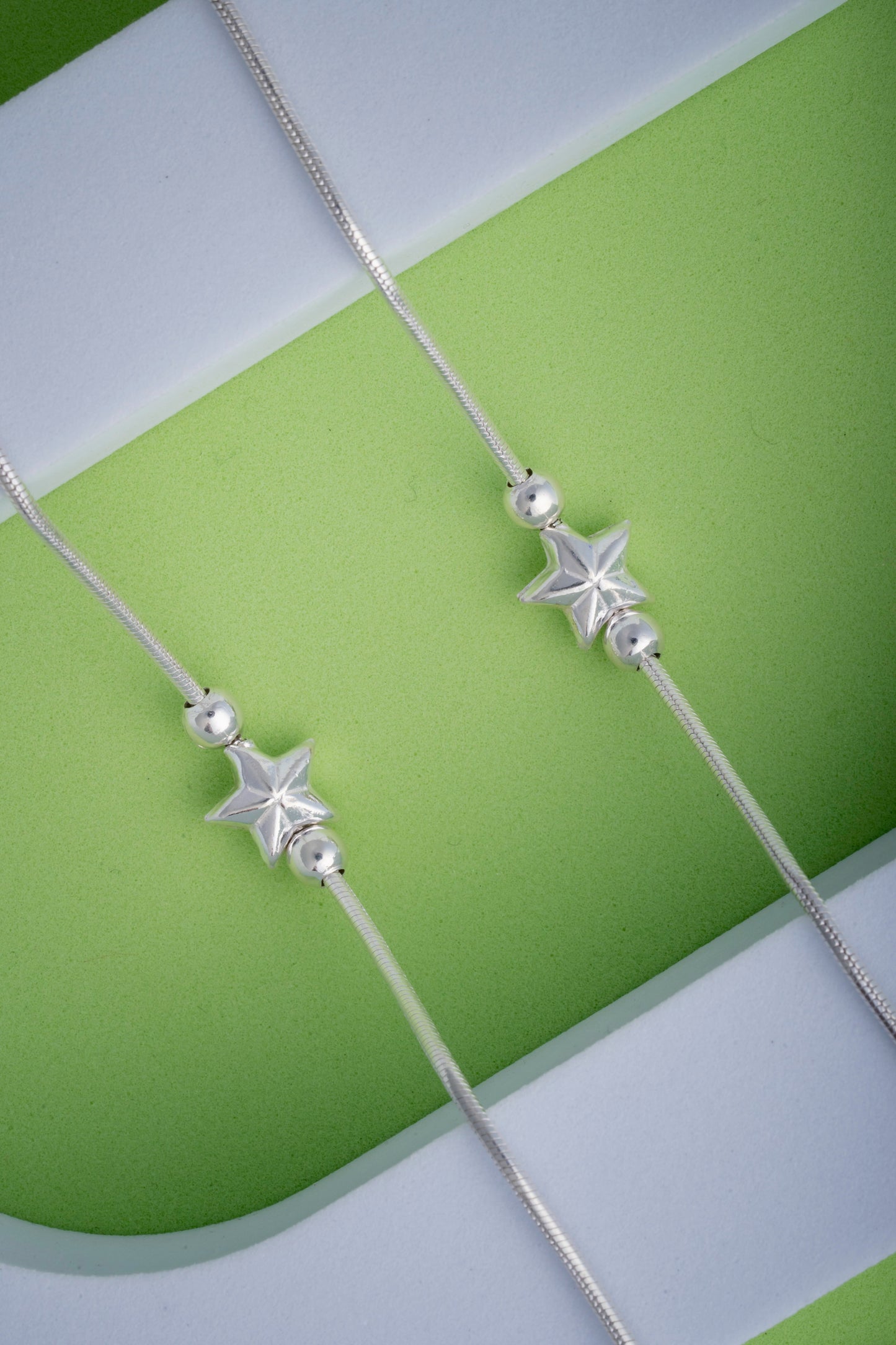 Storkstone-Anklet-Star Bead