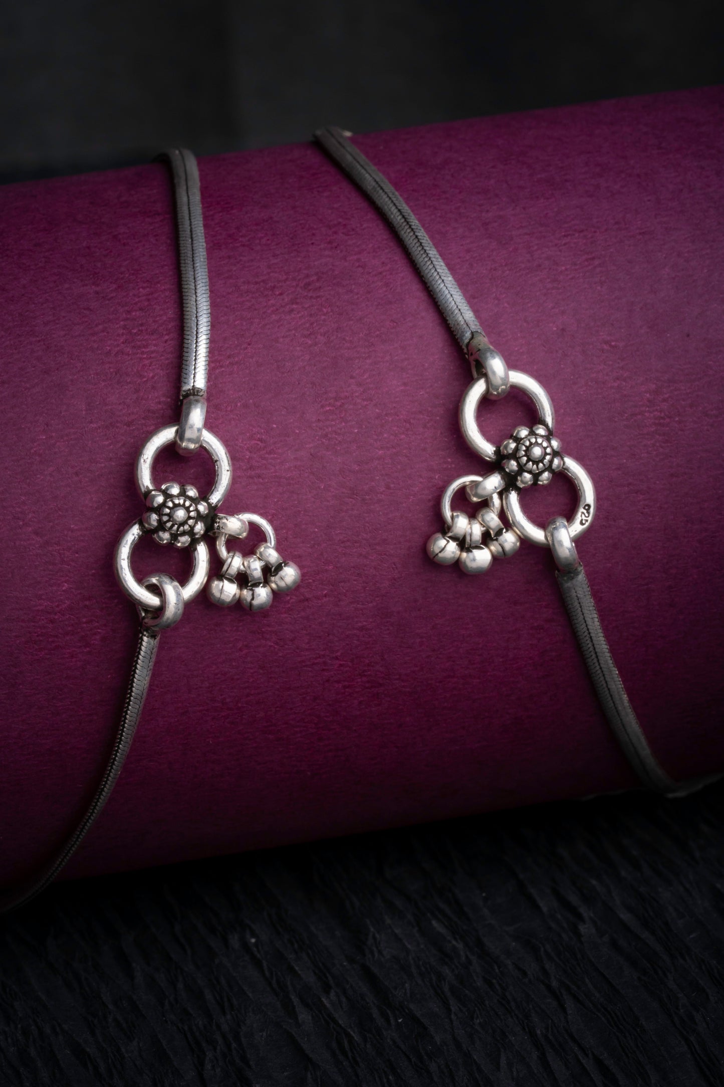 Storkstone-Anklet-Antique Payal