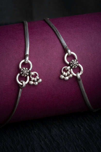 Storkstone-Anklet-Antique Payal