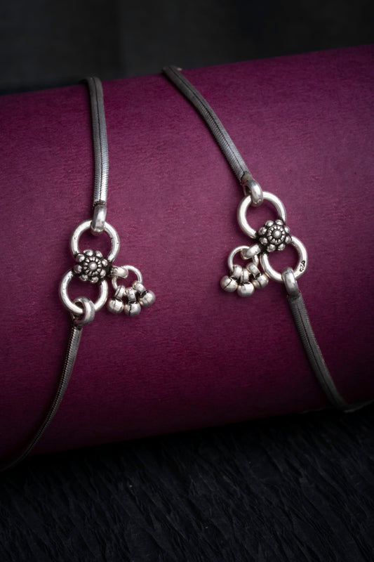 Storkstone-Anklet-Antique Payal
