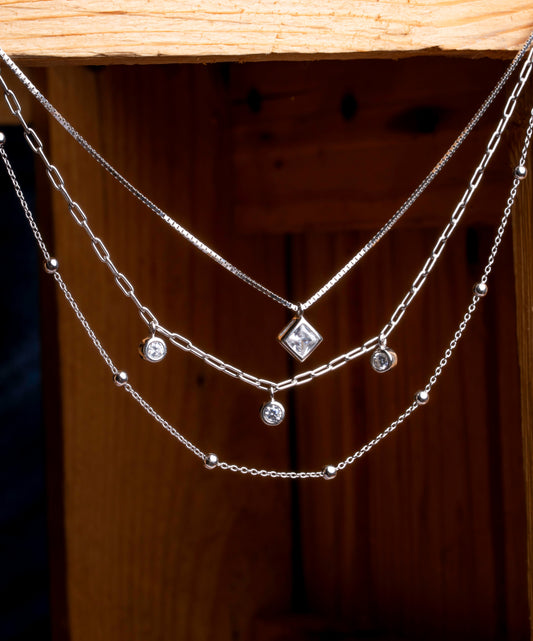 Storkstone-Necklace-Layered Set