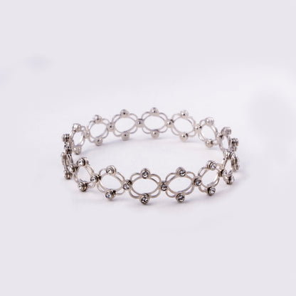 Storkstone-Ring-Expandable Wide Band Silver