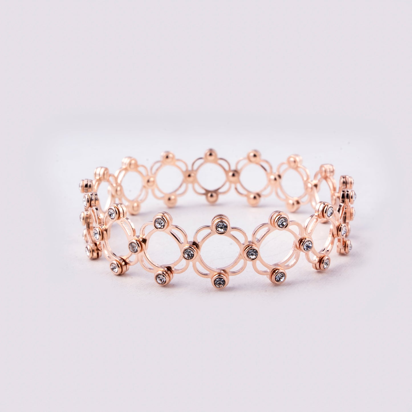 Storkstone-Ring-Expandable Wide Band Rose Gold