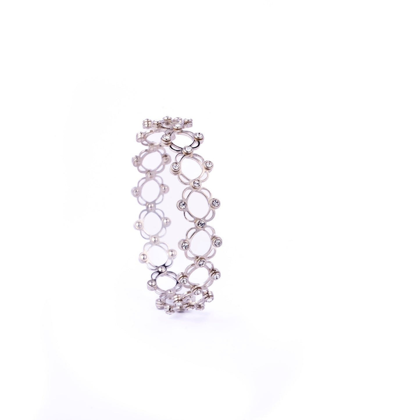 Storkstone-Ring-Expandable Wide Band Silver