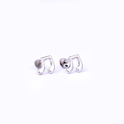 Storkstone-Ear-Music Note Stud