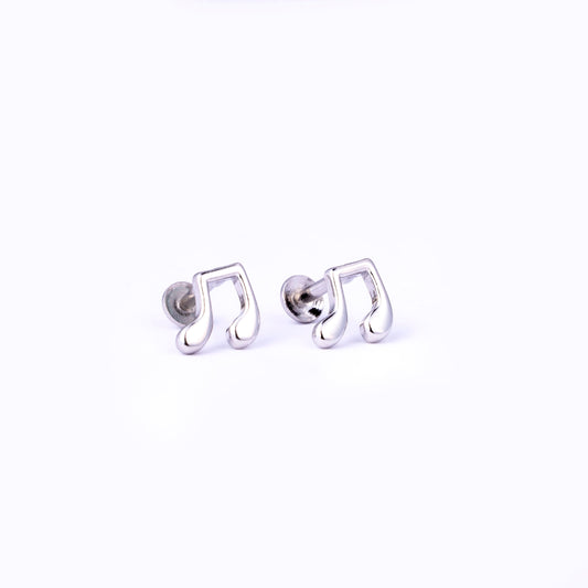 Storkstone-Ear-Music Note Stud