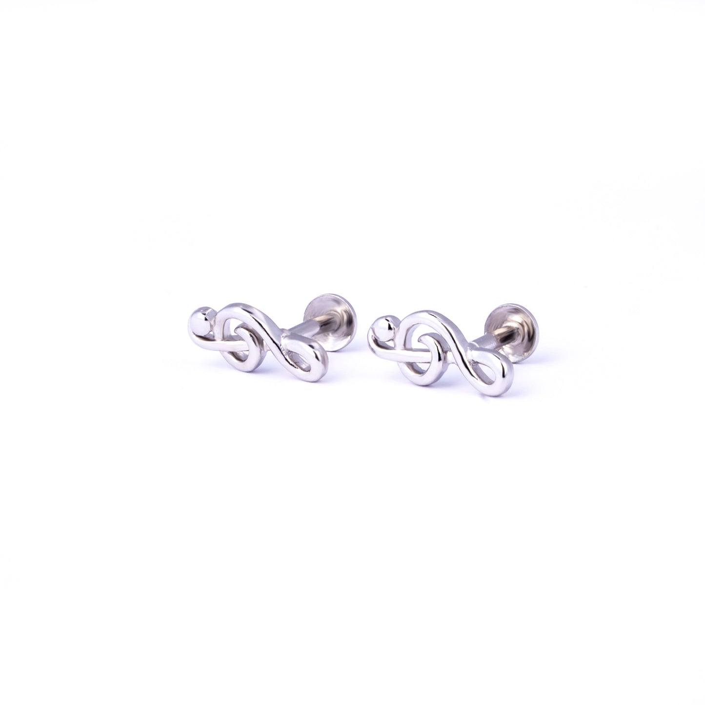 Storkstone-Ear-Treble Clef Stud