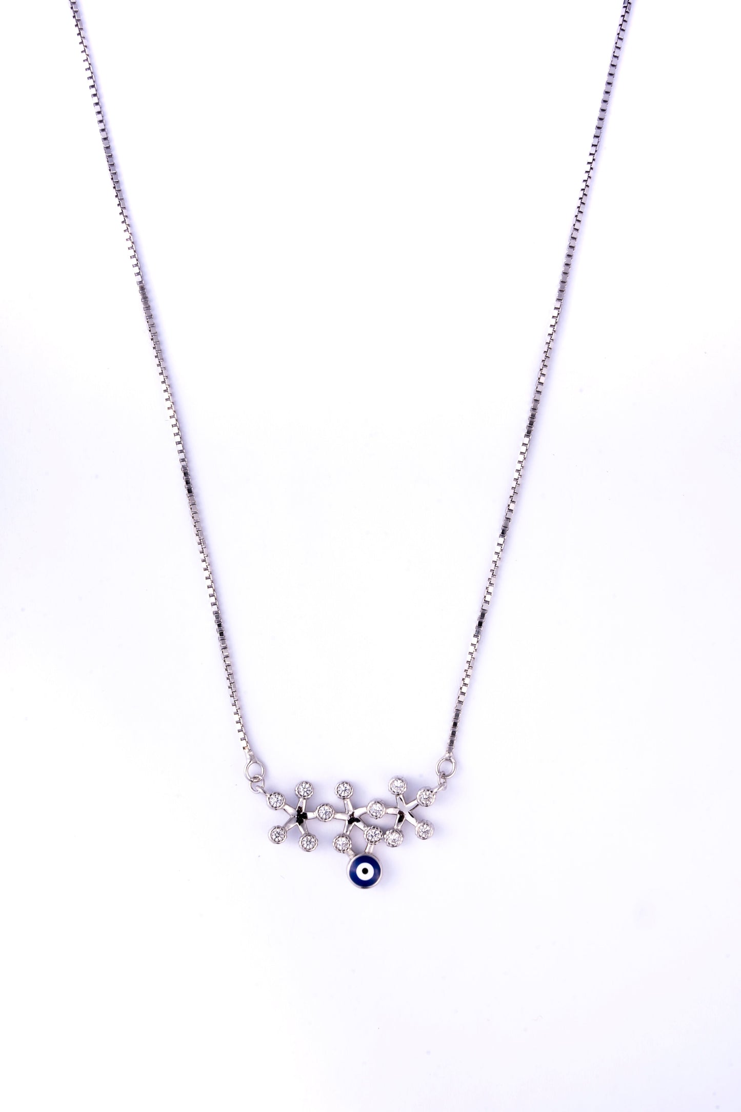 Storkstone-Neck-Floral Evil Eye