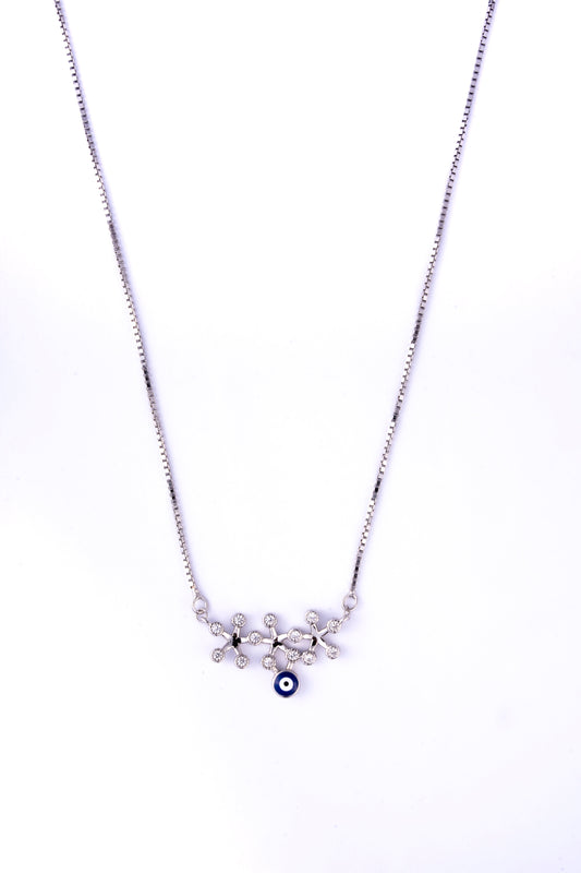 Storkstone-Neck-Floral Evil Eye