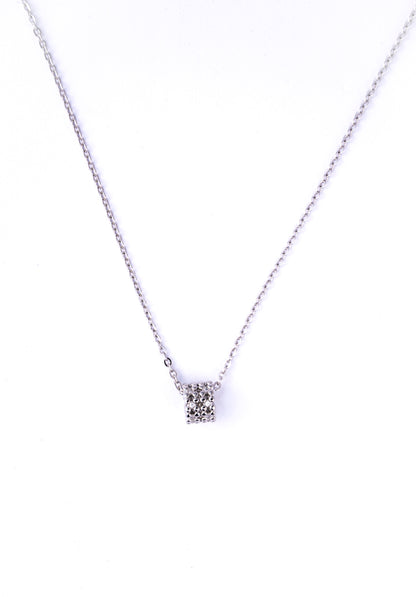 Storkstone-Necklace-Barrel Pendant