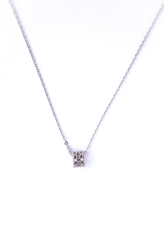 Storkstone-Necklace-Barrel Pendant