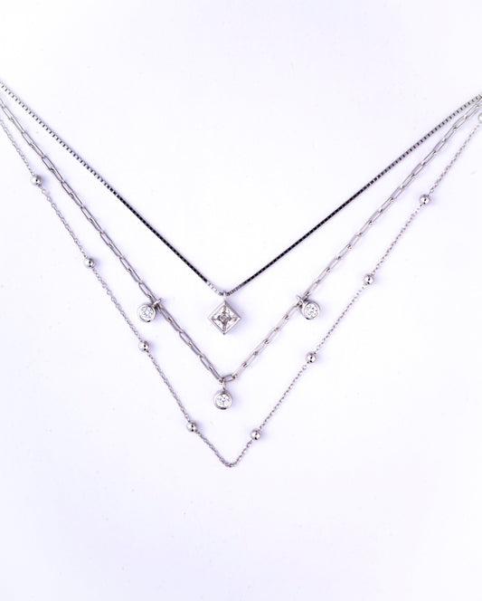 Storkstone-Necklace-Layered Set